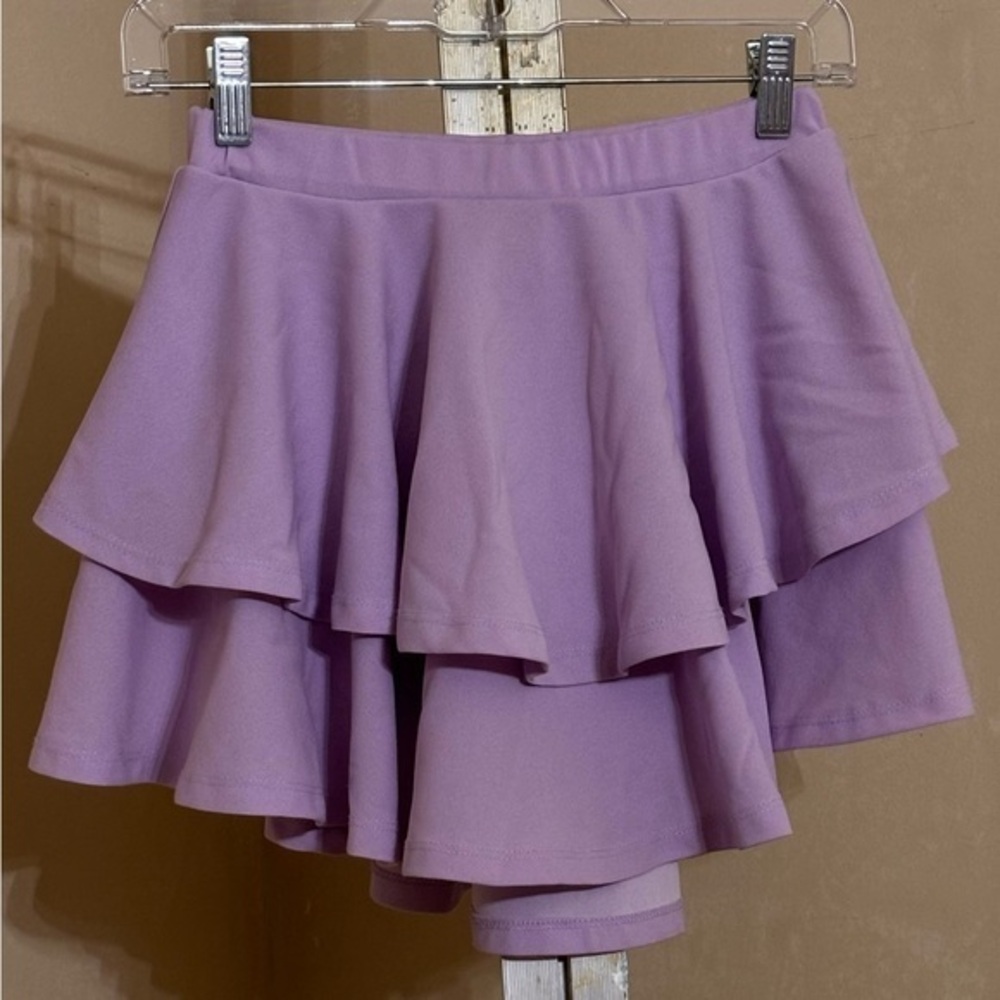 SHEIN Lavender Layered Women's Skirt Sz Petite XS